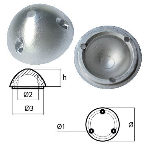 Anodo Variprop Variprofile serie df 107 - Anodi